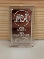Zilverkleurige verzamelmunt, Postzegels en Munten, Edelmetalen en Baren, Ophalen of Verzenden