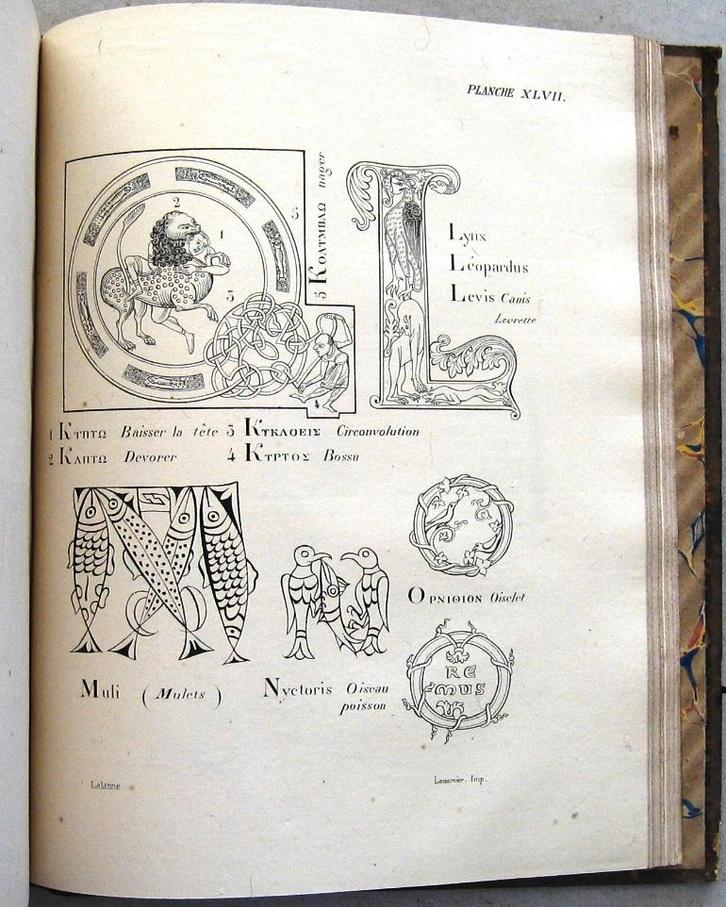 Dactylologie et Langage Primitif 1850 Barrois - 61 platen, Antiek en Kunst, Antiek | Boeken en Bijbels, Ophalen of Verzenden