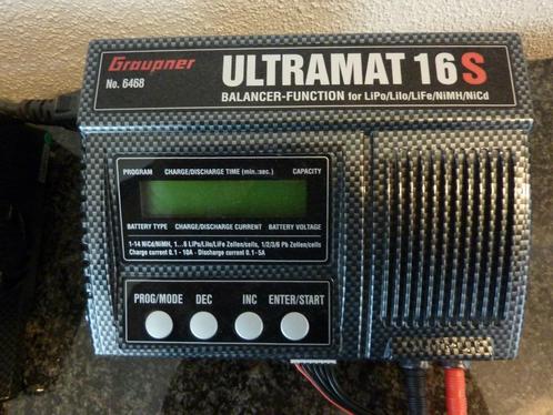 GRAUPNER ULTRAMAT 16 S LADER, Hobby en Vrije tijd, Modelbouw | Radiografisch | Overige, Zo goed als nieuw, Ophalen of Verzenden
