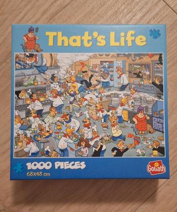 Leuke legpuzzel 1000 stukjes - That's Life beschikbaar voor biedingen