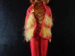 Barbie vintage Fur Sighted broek top jas pilgrims rood, Ophalen of Verzenden, Gebruikt, Kleertjes