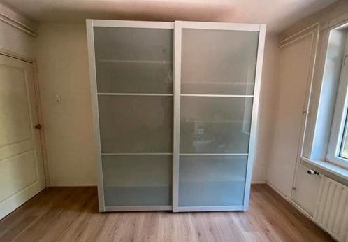 Pax schuifdeuren mat glas 236x200, Huis en Inrichting, Kasten | Kledingkasten, Zo goed als nieuw, 200 cm of meer, Glas, Ophalen