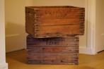 Bloembollenkistje(s) - hout retro vintage, Ophalen, Minder dan 50 cm, Gebruikt, 50 tot 100 cm