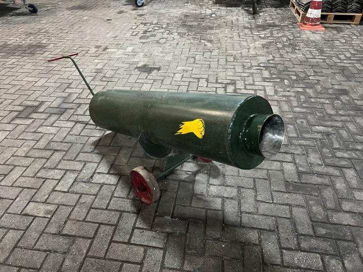 Carbid Kanon 200L Dikwandig op Wieltjes, Hobby en Vrije tijd, Feestartikelen, Gebruikt, Feestartikel, Overige, Ophalen