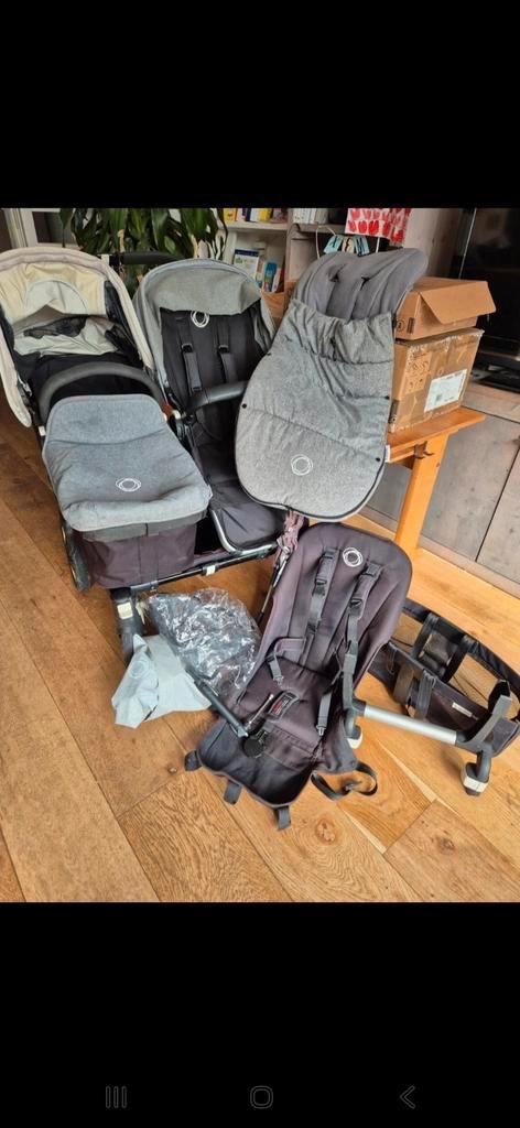 Bugaboo Donkey duo tweelingwagen, Kinderen en Baby's, Kinderwagens en Combinaties, Gebruikt, Bugaboo, Ophalen