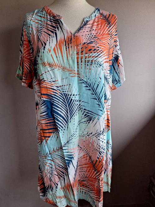 Nieuwe stretch jurk print van Mia Moda, maat 48, Kleding | Dames, Jurken, Nieuw, Maat 46/48 (XL) of groter, Ophalen of Verzenden