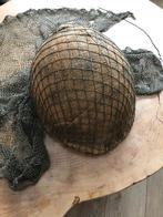 Oude vintage originele soldaten helm, Verzamelen, Militaria | Algemeen, Ophalen of Verzenden, Landmacht, Nederland, Helm of Baret