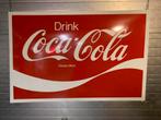 Emaille recl.bord COCA-COLA 148x98 jaren 70  (VERKOCHT), Ophalen, Zo goed als nieuw, Reclamebord