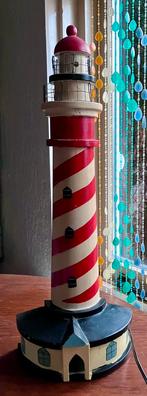 Vuurtoren Haamstede, hout, met licht, Ophalen of Verzenden