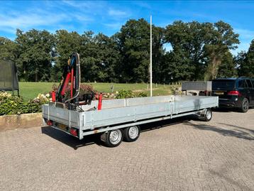Hulco schamelaanhanger met kraan beschikbaar voor biedingen