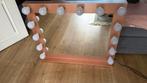 Hollywood spiegel met verlichting, Huis en Inrichting, Woonaccessoires | Spiegels, Ophalen, Zo goed als nieuw, 75 tot 100 cm, Minder dan 100 cm