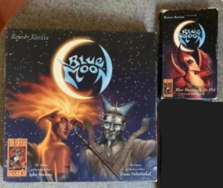 Spel Blue Moon met extra kaarten decks deck; volk De Flit, Hobby en Vrije tijd, Gezelschapsspellen | Kaartspellen, Zo goed als nieuw