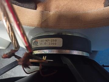 Set van 2 Vifa 25-WP-250 Subwoofers beschikbaar voor biedingen