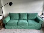 Bankhoes, groen suède van Comfort Works voor IKEA Ektorp, Ophalen, Zo goed als nieuw, Stof, Scandi