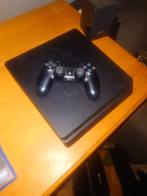 PlayStation 4 slim 500gb met 1 controller, Met 1 controller, Gebruikt, Ophalen of Verzenden, 500 GB