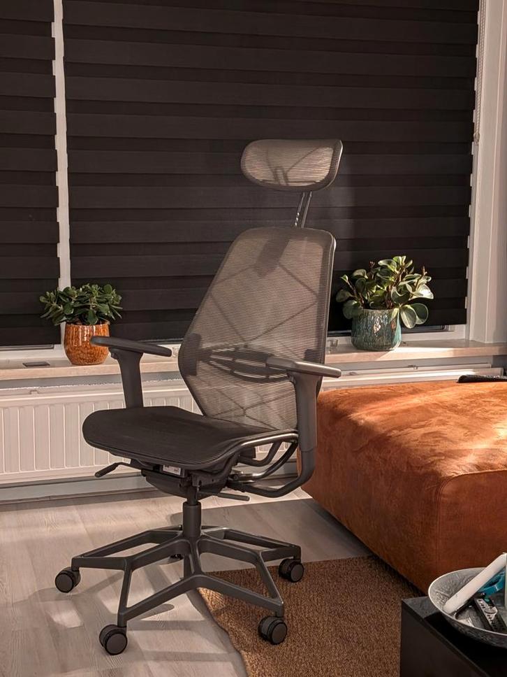 Ikea Styrspel bureaustoel - Goede staat, Huis en Inrichting, Bureaustoelen, Gebruikt, Bureaustoel, Grijs, Ergonomisch, Ophalen