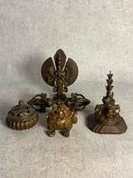 Vijf Chinese / Tibetaanse objecten, Antiek en Kunst, Kunst | Niet-Westerse kunst, Ophalen of Verzenden