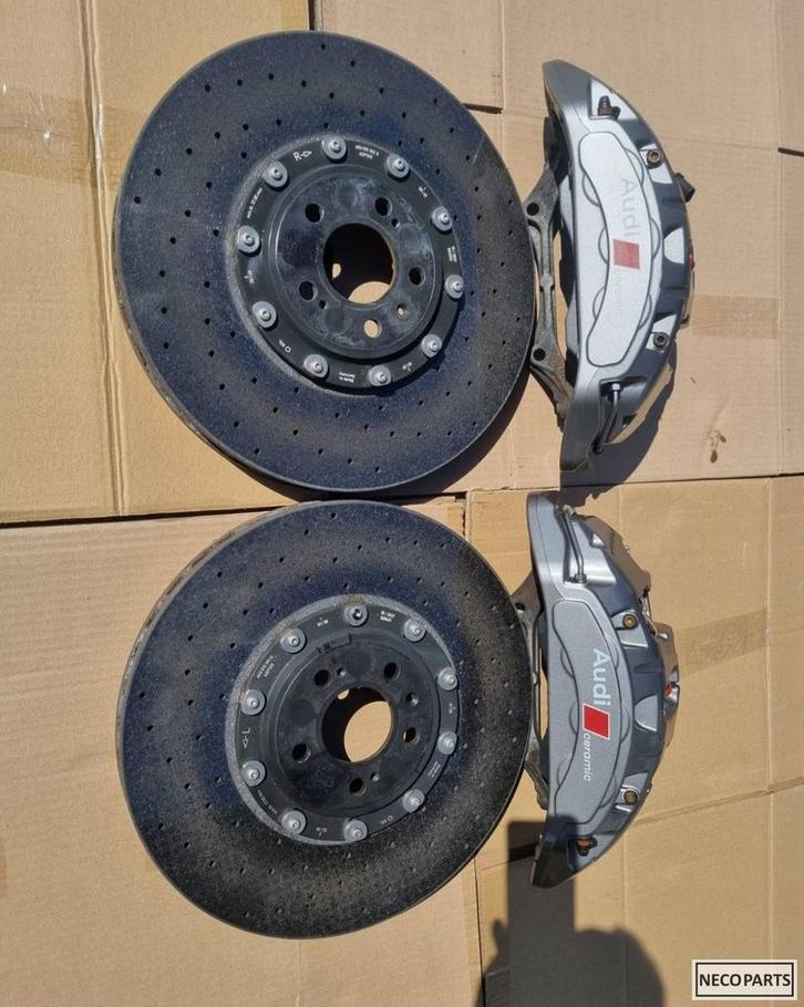 AUDI RS4 RS5 8W REMMEN KERAMISCHE SCHIJVEN KLAUWEN LEVERBAAR, Auto-onderdelen, Carrosserie en Plaatwerk, Spatbord, Audi, Gebruikt