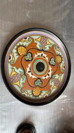 Ali Iris Gouda Holland bord/schaal en luciferhouder, Antiek en Kunst, Ophalen of Verzenden