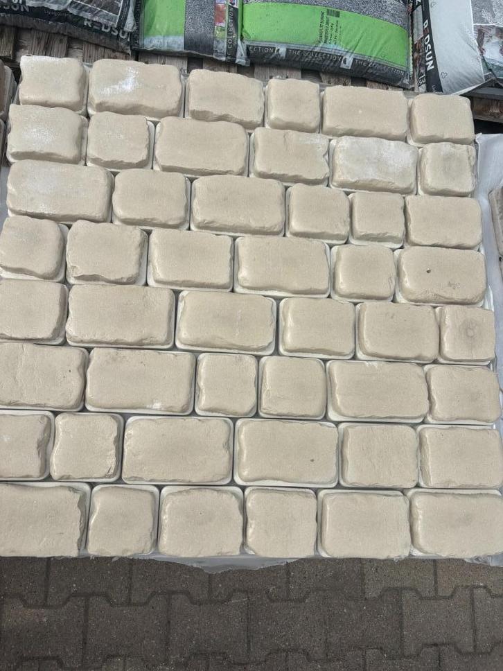 Courtstones - Rice - Voorradig, Tuin en Terras, Tegels en Klinkers, Nieuw, Klinkers, Beton, 10 m² of meer, Ophalen