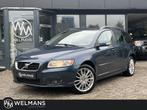 Volvo V50 2.5 T5 AWD 230 pk automaat | Leder | Trekhaak | Yo, Auto's, Gebruikt, Beige, Parkeersensor, Blauw