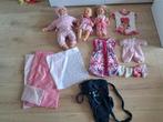 3 poppen en poppen spullen, Kinderen en Baby's, Speelgoed | Poppen, Ophalen of Verzenden, Zo goed als nieuw, Babypop