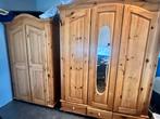Houten kledingkast set, Huis en Inrichting, Kasten | Kledingkasten, Ophalen, Gebruikt, Met lade(s), 50 tot 75 cm