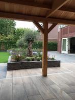 keramische terrastegels houtlook 160x30x2 cm Oak actie, Ophalen, Keramiek, Nieuw, 10 m² of meer