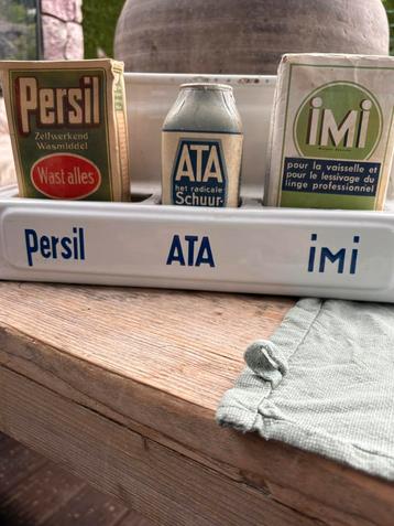 Emaille oud zeep Persil Ata Imi Brocante beschikbaar voor biedingen