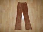 Cordury bruine flared broek van de HEMA, maat 146/152 ZGAN!, Broek, Meisje, Ophalen of Verzenden, Zo goed als nieuw