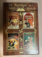 Originele Disney 4 in 1 Puzzel + oprolbaar puzzelkleed, Ophalen of Verzenden, 500 t/m 1500 stukjes, Zo goed als nieuw, Legpuzzel