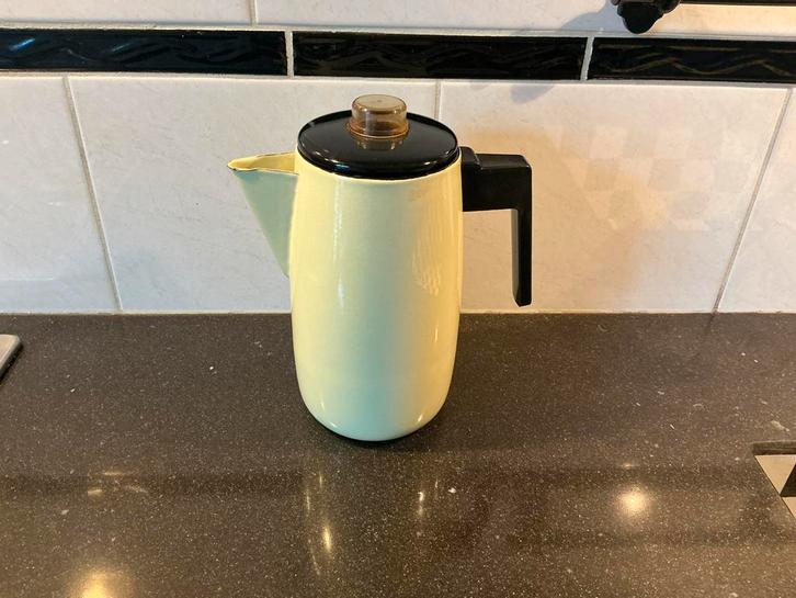 Emaille koffie pruttelpot van Nelle, Antiek en Kunst, Antiek | Emaille, Ophalen of Verzenden