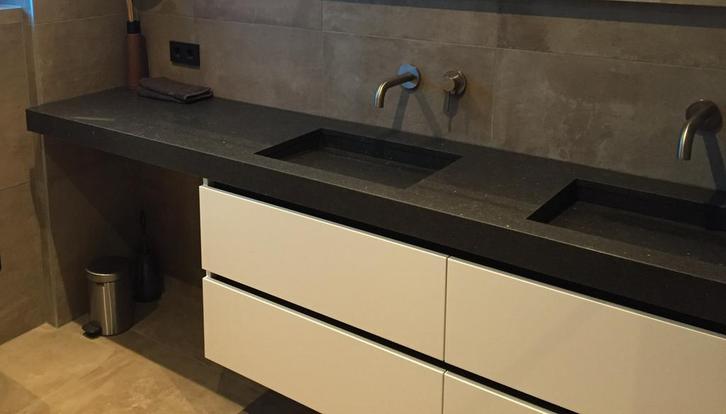 Assenti wastafel onderkast (voor een klusser), Huis en Inrichting, Badkamer | Badkamermeubels, Gebruikt, Wastafelkast, 100 tot 150 cm