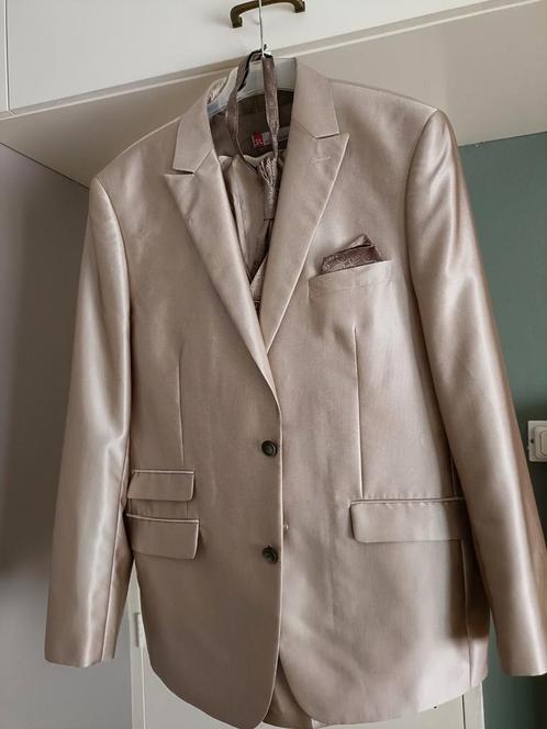Studio coletti excellent heren kostuum maat 52, Kleding | Heren, Kostuums en Colberts, Zo goed als nieuw, Maat 52/54 (L), Beige
