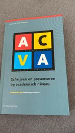 ACVA schrijven en presenteren op academisch niveau, Ophalen of Verzenden, Zo goed als nieuw, Overige niveaus, Nederlands
