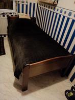 Auping seniorenbed,hoog, electrische bodem, Ophalen, Eenpersoons, Bruin, 200 cm