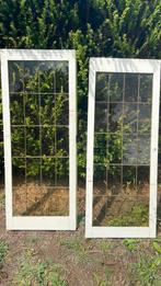 Glas in lood raampjes vintage, Doe-het-zelf en Verbouw, Glas en Ramen, Ophalen, Gebruikt, Minder dan 80 cm, Glas in lood