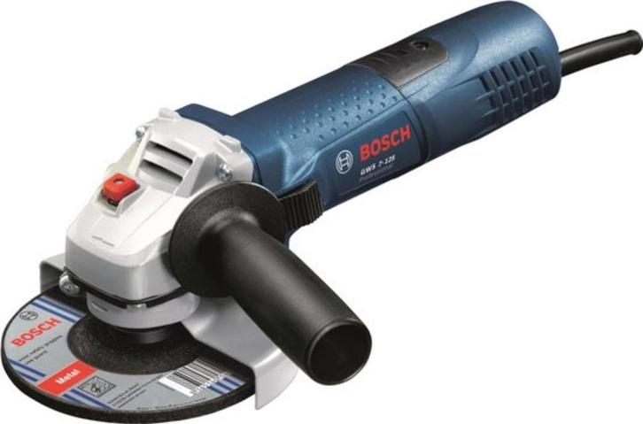 Bosch Professional GWS 7-125 Haakse Slijper - 720 Watt, Doe-het-zelf en Verbouw, Gereedschap | Slijpmachines, Nieuw, Haakse handslijpmachine