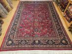 Vintage handgeknoopt perzisch tapijt mashad 360x242, Info@SlatsAntiek.nl, Perzisch, 200 cm of meer, Ophalen of Verzenden