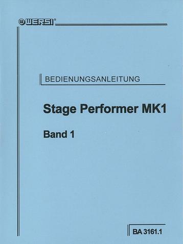 "GRATIS" Handleiding Wersi Stage Performer MK1 (Download)