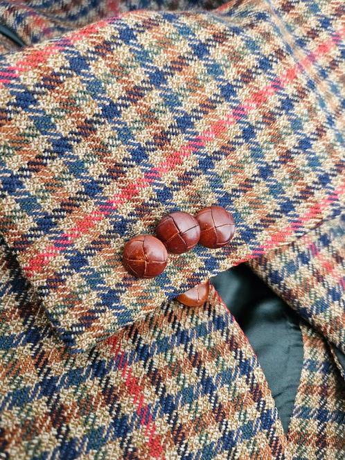 Britse tweed Hillary maat 52 , leren voetbal knopen €79.95, Kleding | Heren, Kostuums en Colberts, Nieuw, Maat 52/54 (L), Overige kleuren