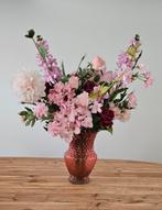 Kunstbloemen met vaas, Huis en Inrichting, Woonaccessoires | Kunstplanten en Kunstbloemen, Ophalen, Zo goed als nieuw