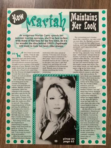 Amerikaans artikel Mariah Carey / Boyz II Men uit 1995 beschikbaar voor biedingen