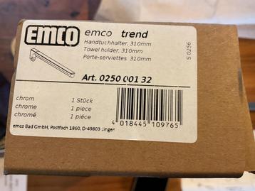 Emco flow Handdoekhouder, 1-armig, vaste uitvoering, 2 st beschikbaar voor biedingen