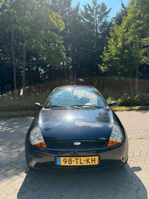 Ford Ka 1.3 I 44KW 2006 Zwart, Auto's, Ford, Particulier, Ka, Elektrische ramen, Radio, Benzine, D, Hatchback, Handgeschakeld