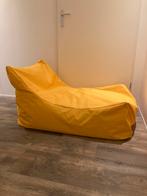 WHOOBER loungestoel zitzak, geel voor binnen en buiten, Huis en Inrichting, Zitzakken, Ophalen, Zo goed als nieuw, Geel, Zitzakstoel
