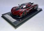 Koenigsegg Jesko Absolut 7290 Dark Red Carbon 1:18 FrontiArt, Ophalen of Verzenden, Nieuw, Auto, Overige merken