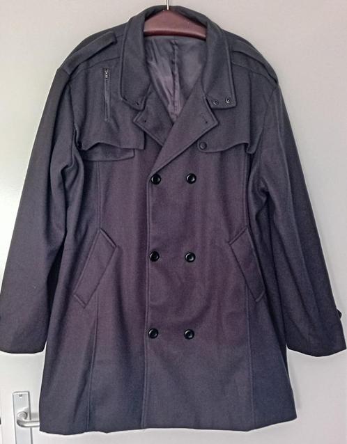 Jas,maat 4XL,man,nieuw,grijs,chic,netjes,halflang,herenjas, Kleding | Heren, Grote Maten, Nieuw, Jas of Mantel, Grijs, Verzenden
