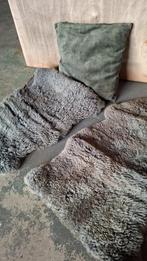 Mooie Vachtjes en kussentje, Minder dan 50 cm, Gebruikt, Ophalen of Verzenden, Grijs