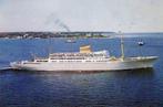 Passagiersschip Oslofjord - Norwegian America Line, Ophalen of Verzenden, Zo goed als nieuw, Kaart, Foto of Prent